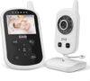 Ghb Baby Monitor with Camera Video, Baby Monitor, 2.4 GHz, Intercom Function, Eco Mode, Night Vision, Temperature Sensor, Lullabies, Long Battery Life